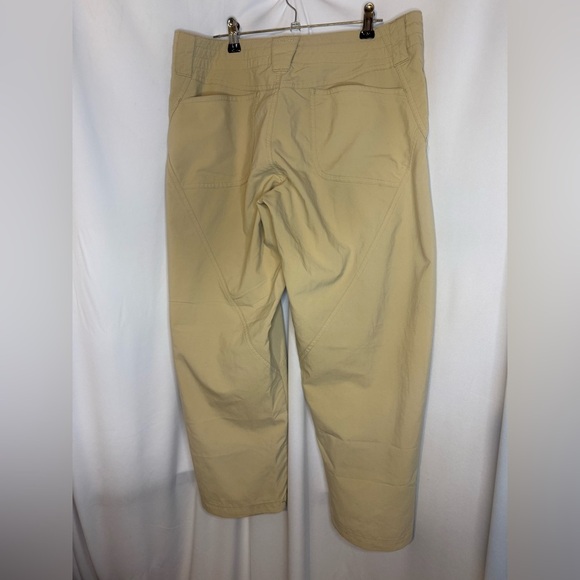 Patagonia Pants Womens 10 Khaki Intercontinental Capri Drawstring Hiking - Picture 2 of 6